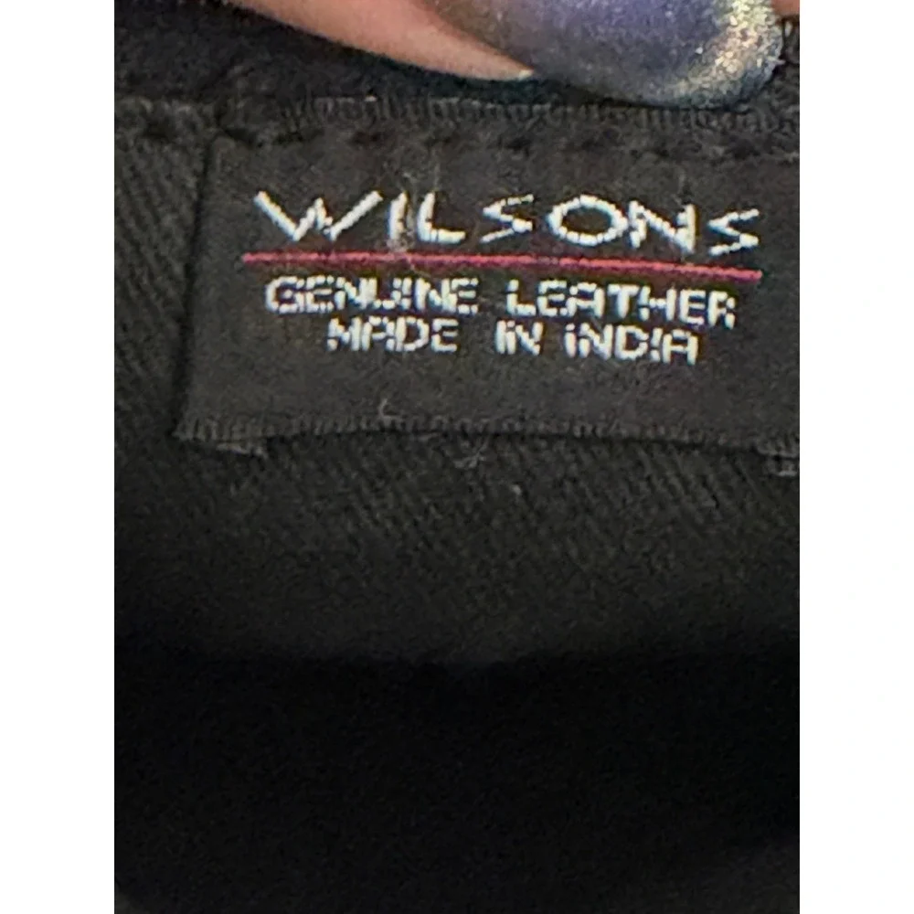 Wilson Leather‎ Portfolio Black Genuine Leather Organizer Tablet Document Case
